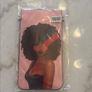 Vera Pink Phone Case with Stylish Woman Design